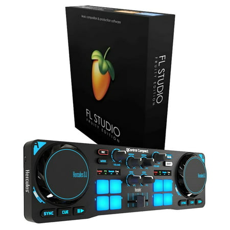 FL Studio 20 Fruity Edition Download Card For Windows with Hercules AMS Compact Controller