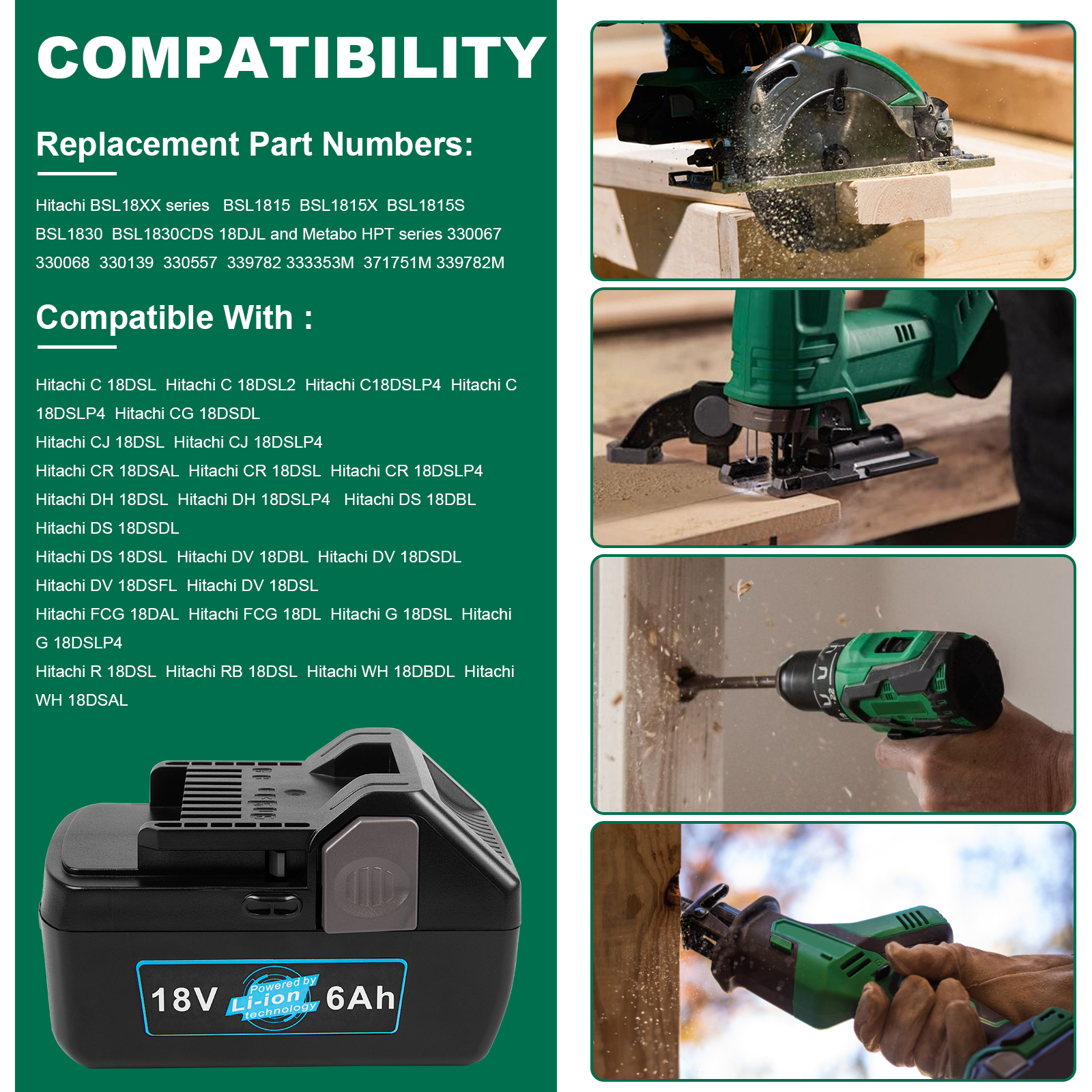 Image of Hitachi DV 18V tools at Walmart