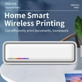 thumbnail image 4 of A4 Portable Paper Printer Thermal Printing Wireless BT Connect Mobile Photo Printer Support 210mm Wide for Outdoor Travel Home Office Printing Sketches Reports Printing, 4 of 9