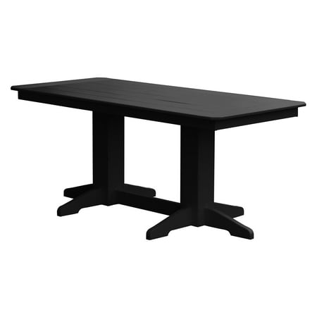 Radionic Hi Tech Newport Recycled Plastic Rectangular Dual Pedestal Radionic Hi Tech Newport Recycled Plastic Rectangular Dual Pedestal Patio Dining Table