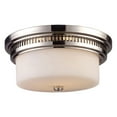 thumbnail image 2 of ELK Lighting Chadwick 2 Light LED Flushmount In Oiled Bronze And White Glass (66131-2-LED), 2 of 2