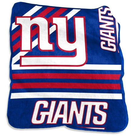New York Giants 50 x 60 Plush Raschel Throw