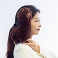 thumbnail image 6 of 10.2in Cute Realistic Alpaca Plush Toy, Soft Llama Stuffed Animal Figure, Simulation Animal Doll, Decorative Home Ornament, Creative Gift for Animal Lovers, 6 of 7