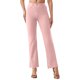 thumbnail image 1 of Pantalones casuales de mujer con pernera recta - Cintura elástica con bolsillos con botones - Poliéster y spandex - Versátiles para el trabajo y el ocio - Tallas S-XXL, 1 of 7