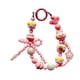 thumbnail image 5 of Llavero con cuentas, decoración de llavero, moda, adorno, pulsera, llavero de coche para niñas, niños, mujeres, regalo de recuerdo de fiesta rosa, 5 of 9