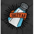 thumbnail image 2 of Funny Salty AF Sarcastic Joke Womens Fitted Plus Size Graphic Tee Brisco Brands 3X, 2 of 5