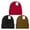 1 Black & 1 Brown & 1 Red, variant on 6 Pack Winter Beanie Hats for Men Women, Warm Cozy Knitted Cuffed Skull Cap, 6 Black-White