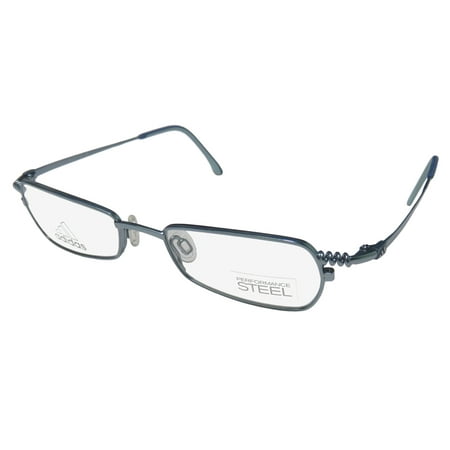 New Adidas A953 Unisex/Boys/Girls/Kids Designer Full-Rim Light Blue Soft Nosepads For Teens Kids Hip Frame Demo Lenses 46-17-125 Eyeglasses/Glasses