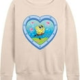 thumbnail image 3 of Spongebob Squarepants - Heart Porthole Window - Women's French Terry Long Sleeve Shirt, 3 of 6
