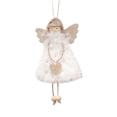 thumbnail image 6 of ZUARFY 3pcs Christmas Decoration Angel Doll Pendant Heart Plush Tree Hanging Ornaments, 6 of 10