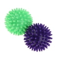 thumbnail image 1 of 2 Uds de de Mano Cuerpo Puntiagudo Punto de Activación s de Fitness Acupuntura Reflexología Del Dolor Dia 7cm - Púrpura claro Púrpura Verde Claro Yinane Spiky Massager Ball, 1 of 7