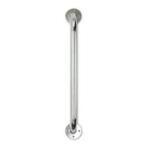 McKesson Wall Grab Bar for Bathtubs, Shower Safety - Knurled Chrome, 18 in, 1 Ct