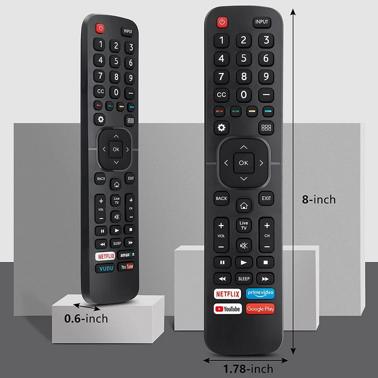 Replacement Control EN2A27 for Hisense-Smart-TV-Remote, with Replacement Control EN2A27 for Hisense-Smart-TV-Remote, with