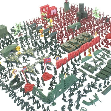 330 Pcs , Base Playset Toy 4cm Soldier Action Figures Battle Playset Figures Toy for kids for Boys Kids Children