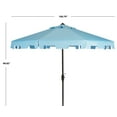 thumbnail image 4 of Safavieh Zimmerman 9' Market Crank UV Resistant Patio Umbrella, Blue, 4 of 6
