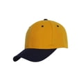 thumbnail image 1 of Casquette de Baseball Ajustable Bicolore, Jaune Marine, 1 of 2