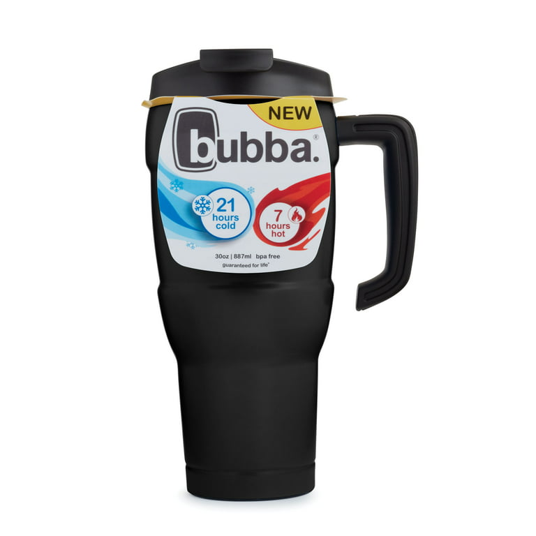 bubba Hero XL Stainless Steel Travel Mug with Handle Licorice, 30 fl oz. 