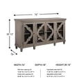 thumbnail image 3 of Signature Design by Ashley Fossil Ridge Accent Console Table in Gray, 3 of 7