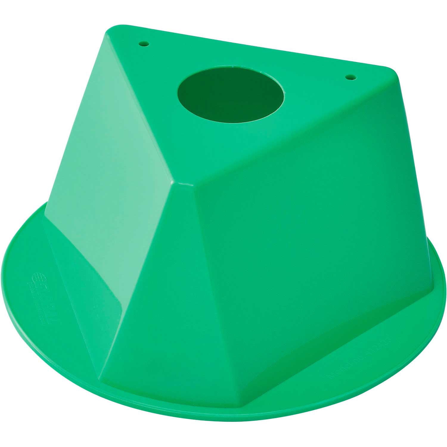 Conos Palets No Stack Trilingüe - 20.3x20.3x25.4cm 50 Unidades Rojo Blanco Español Inglés Francés