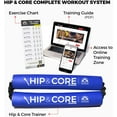 thumbnail image 6 of Crossover Symmetry Hip & Core System, Blue Loop Resistance Bands with Online Exercise Guide 2-Piece, 6 of 6