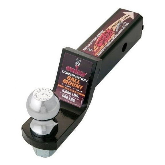 Husky Towing 31367 Trailer Hitch Ball Mount For 2" Receiver - 6000 Lbs
