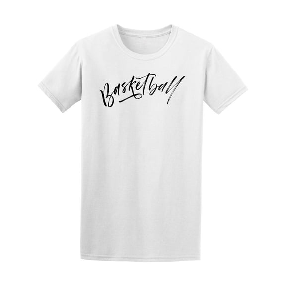 Basketball Modern Brush Tee Men's -Image by Shutterstock