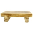 thumbnail image 4 of Pawsdot Lightweight Khaki Wood Foot Stool for Bedroom Footrest and Upright Sitting Posture, 4 of 8