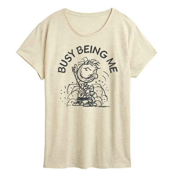 Peanuts - Busy Being Me Pigpen - Women's Short Sleeve Graphic T-Shirt