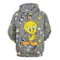 thumbnail image 3 of Cartonn Looney Tunes Tweety Bird Unisex Sweatshirts Hoodies 3D Printing Fashion Hoody Pullover For Mens And Womens Winter Daily Adult Hooded Clothes With Drawstring And Pocket, 3 of 7