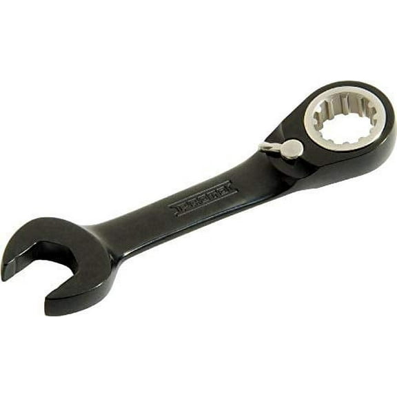 Stanley Proto Industrial JSCVM16S Stubby Black Reversible Ratchet Wrench 16mm