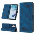 thumbnail image 1 of Compatible with Motorola Moto G53 Classic Embossed PU Leather Case with Card Holder Shockproof Cover, 1 of 5