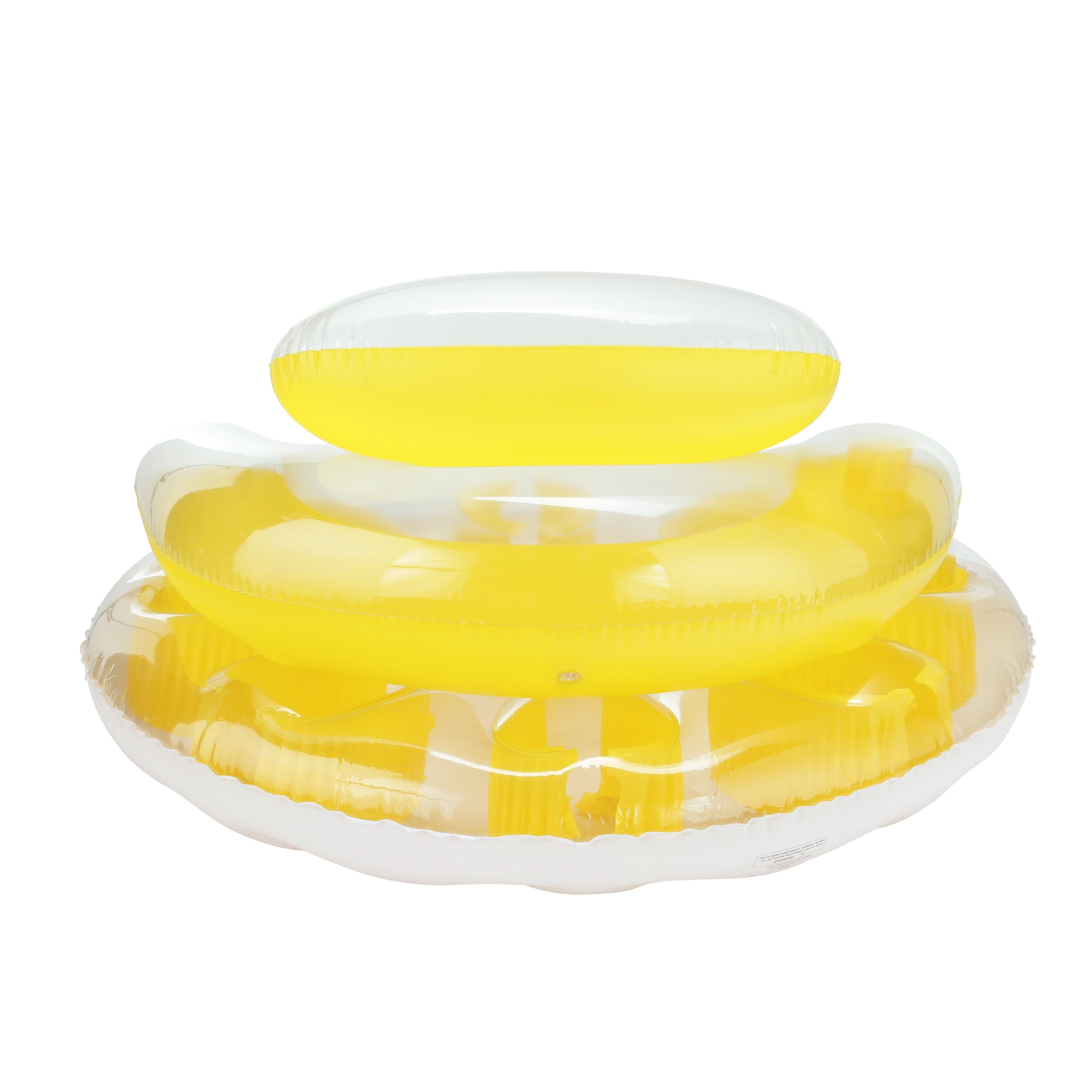 Poolmaster Water-Pop Circular Swimming Pool Tube Float Lounge - Yellow