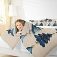 thumbnail image 4 of Feelyou Blue Xmas Tree 01, Merry Christmas Twin Comforter Sets, Princess Fairy Tale Reversible Bedding Set, Breathable Home Decor,2-Piece, 4 of 8