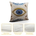thumbnail image 4 of QZHH  Rectangular Throw Pillow Cover,Evil Eye Pattern Cushion Case,Pillowcase for Abstract Beautiful Ornament Traditional Trendy Blue Sofa Couch Bedroom Living Room Home Decoration,12x20 Inch, 4 of 5