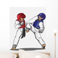 thumbnail image 1 of Taekwondo Martial Art Wall Mural by Wallmonkeys Peel and Stick Graphic (24 in H x 21 in W) WM228045, 1 of 4