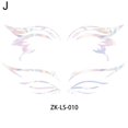 thumbnail image 3 of SharkTRUE Nine Tail FoxEye Liner Eye Shadow Makeup Stencils Template Sticker Eye R2V6, 3 of 8