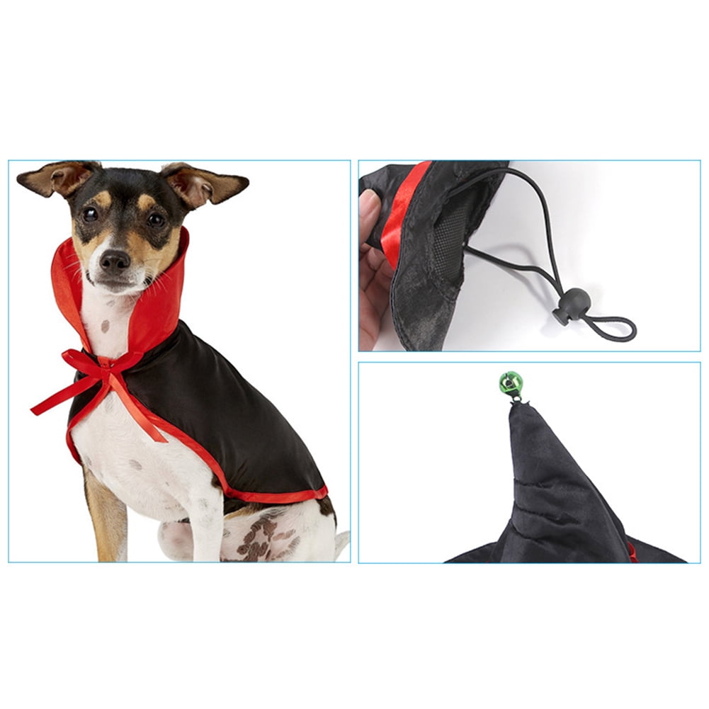 Cheers.US Pet Dog Halloween Costume Dog Cat Halloween Witch Cloak Cape