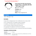 thumbnail image 2 of Front Control Arm Ball Joint Sway Bar Link Kit 4 Piece - Compatible with 2002 - 2008 Jaguar X-Type 2003 2004 2005 2006 2007, 2 of 2