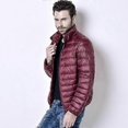 thumbnail image 1 of Autumn Lightweight Thin Duck Down Jacket Men Good White Brand Casual Ultralight Male Feather Jackets Coat, 1 of 5