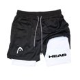 thumbnail image 3 of Pantalones cortos de compresión para hombre, ropa deportiva 2 en 1 de secado rápido con bolsillos para el teléfono, 3 of 5
