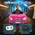 thumbnail image 5 of Xuanlur 12V Power Ride on Toys for Toddlers, Licensed Mercedes-Benz Ride on Cars for Kids, Kid Electric Car, Aged 1-4Y, Pink, 5 of 7