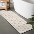 thumbnail image 2 of Pastel Unicorn Pattern Bathroom Rugs Mat,Non Slip Microfiber Bathroom Rug,Rubber Backing,Soft Bathroom Mats for Bathroom Floor,Tub and Shower,47x17in(120x43cm), 2 of 5