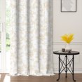 thumbnail image 5 of Lfeey Watercolor Floral Blackout Curtains for Bedroom, Thermal Insulated Grommet Window Drapes,Beige, 42 x 96 Inch, 2 Panels, 5 of 7