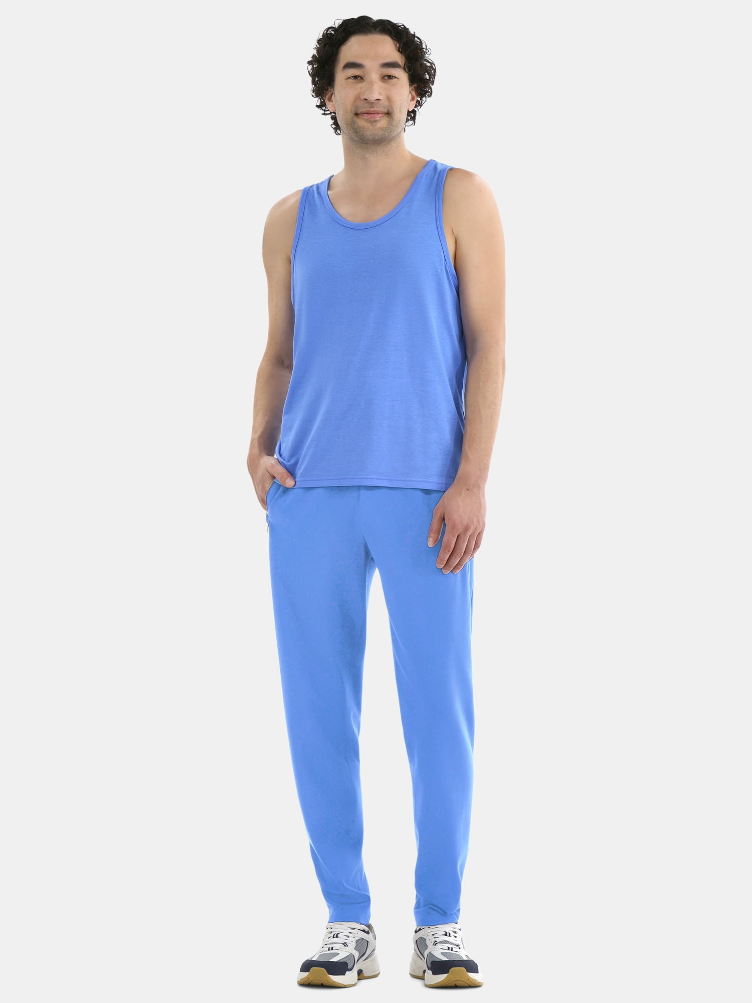 Athletic Works Men's and Men's Big & Tall Tri-Blend Tank Top, Sizes XS-4XLT