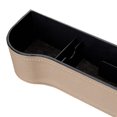 thumbnail image 3 of Rellenador de huecos para asientos de coche con orificio de carga reservado para teléfonos y llaves Beige, 3 of 3