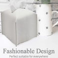 thumbnail image 3 of Tissue Box Cover Holder Square Pu Leather Facial Tissue Box -black, 3 of 4