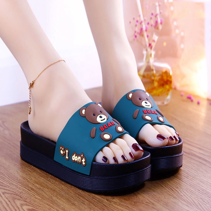 High sole slippers discount