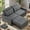 58.3''Sofa Bed - Dark Gray, variant on Sofa Bed, Lofka 3-in-1 Convertible Futon Sofa Bed with Storage, Adjustable Backrest & Pull Out Function - Sleeper Couches for living room, Apartment, Dark Grey