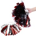 thumbnail image 4 of Cheerleading Pom Poms, 2 Colors Fashionable Attractive Shining Cheerleader Pompoms For Parties Sports Competitives, 4 of 8