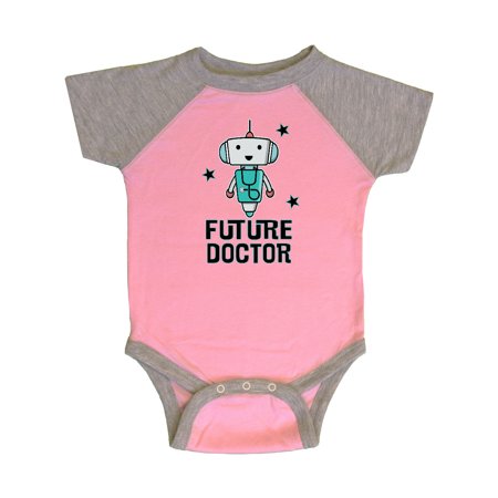 

Inktastic Future Doctor Outfit Robot Gift Baby Boy or Baby Girl Bodysuit